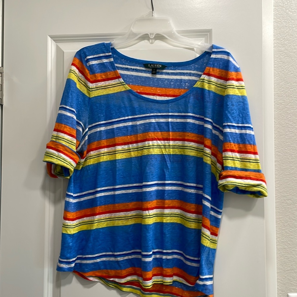 Lauren Ralph Lauren.  Women’s short sleeve top